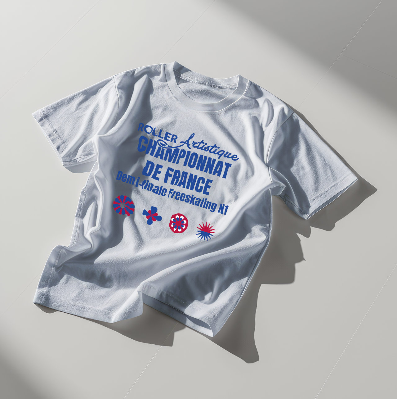 Tshirt officiel Demi-Finale Roller Artistique Freeskating N1 Rennes 2025