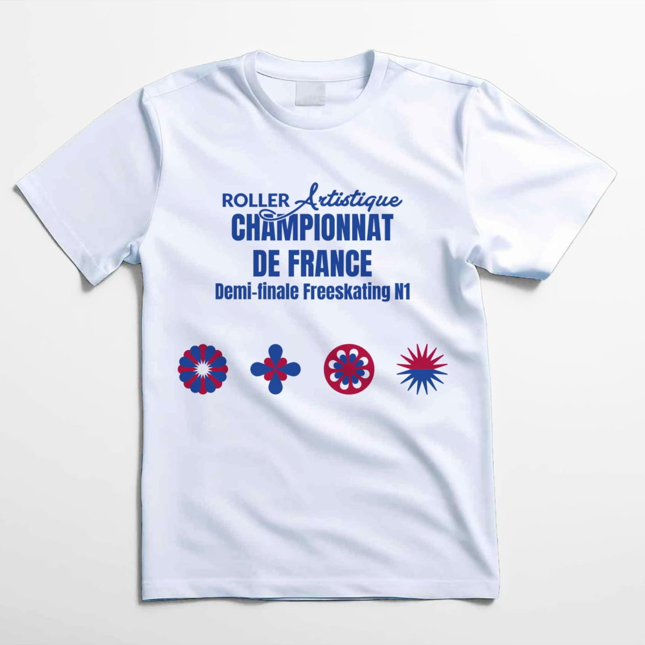 T-shirt officiel Demi-Finale Roller Artistique Freeskating N1 Rennes 2025